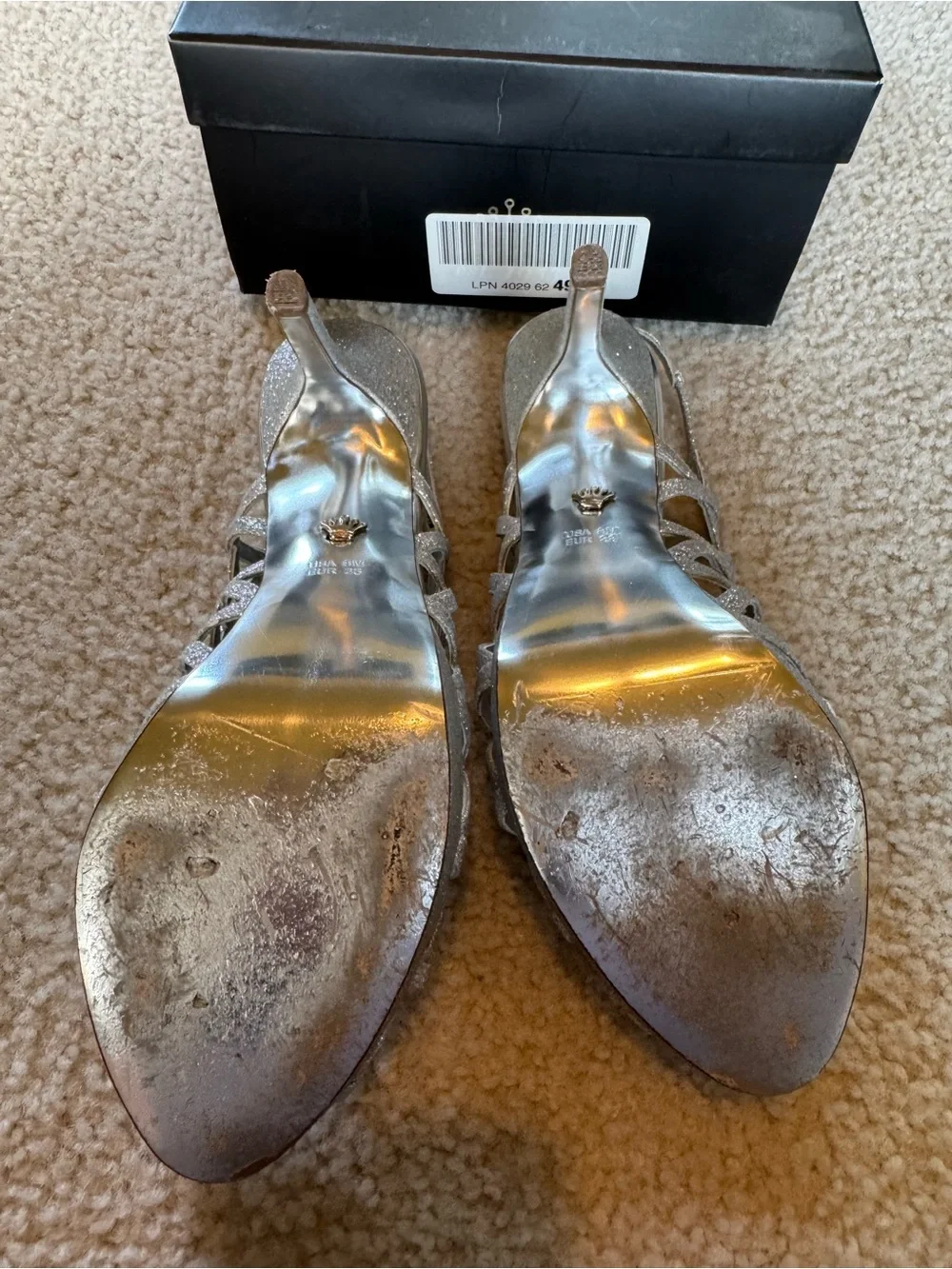 Nina sparkly strappy